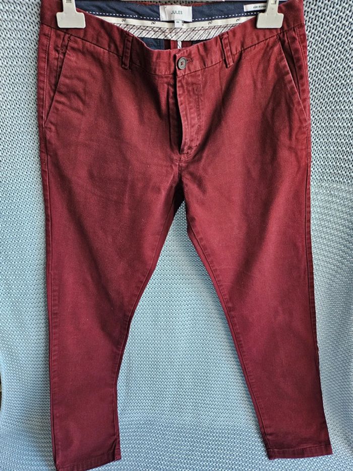 Pantalon bordeaux - photo numéro 2