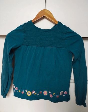 Blouse fille 9 ans sergent major avec motifs