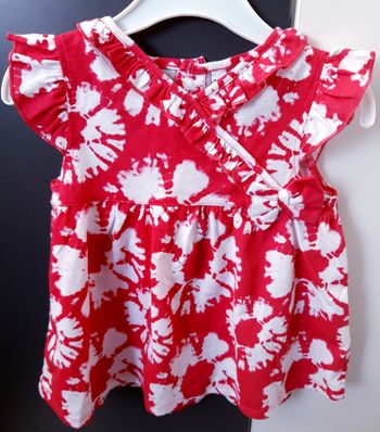 Robe courte 23-36 mois neuve