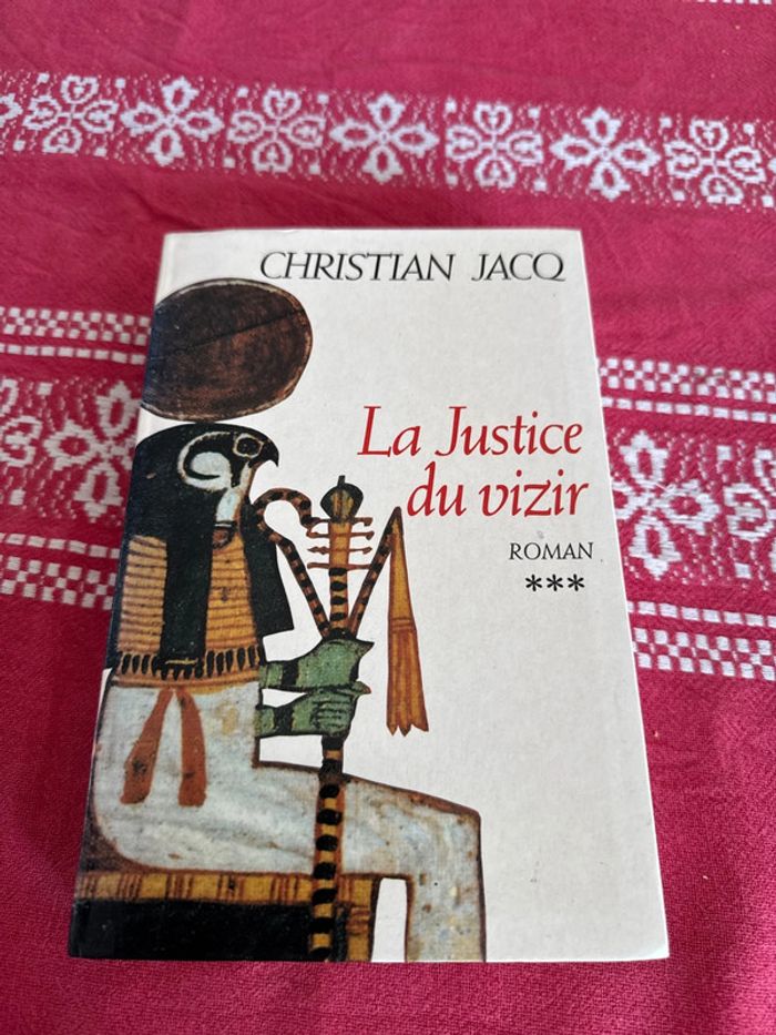 Livre la justice du vizir - Christian Jacq