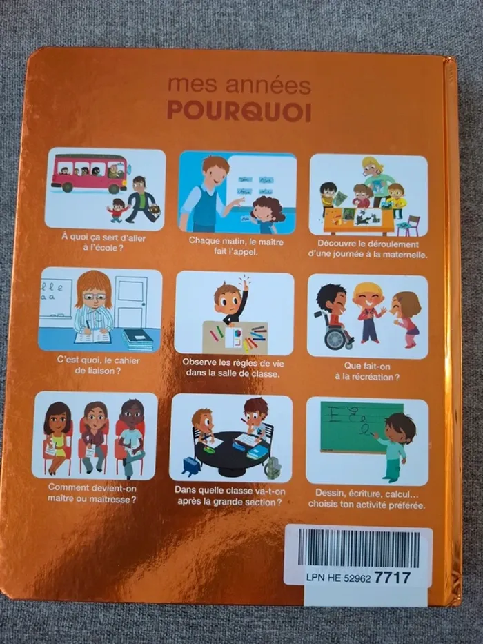 Livre Mes année Pourquoi "L'école maternelle" - photo numéro 2