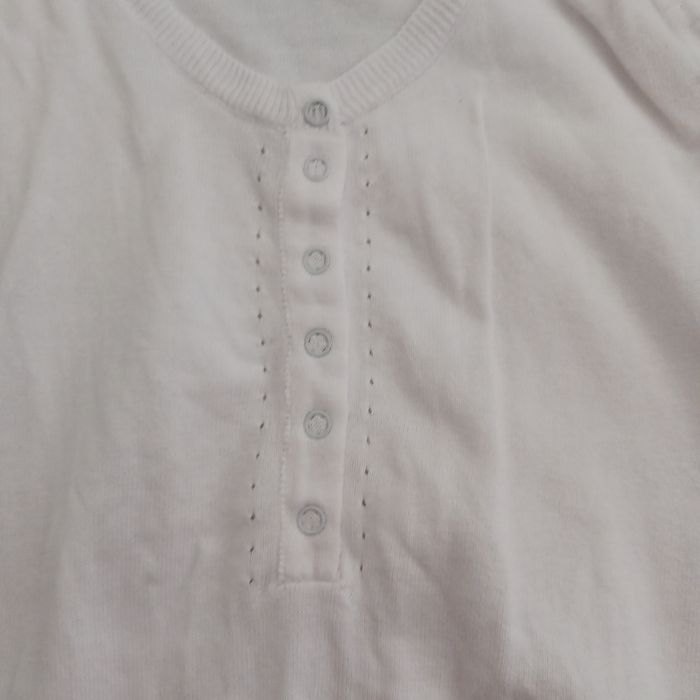 Chemisier femme blanc à manches courtes Madonna taille M - photo numéro 4