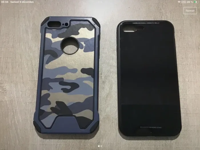 Lot 2 coques téléphone XS MAX