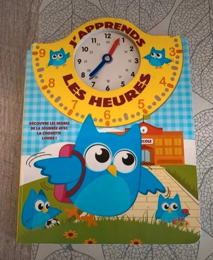 Livre j'apprends les heures