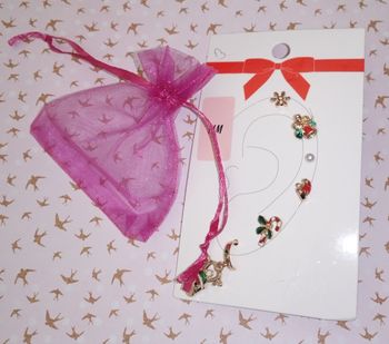 Boucles d'oreilles thème Noël