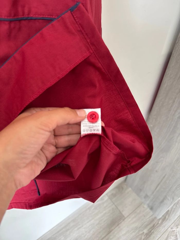 🥼 blouse de travail - bordeaux - Daxon- taille S neuf sans étiquette - photo numéro 8