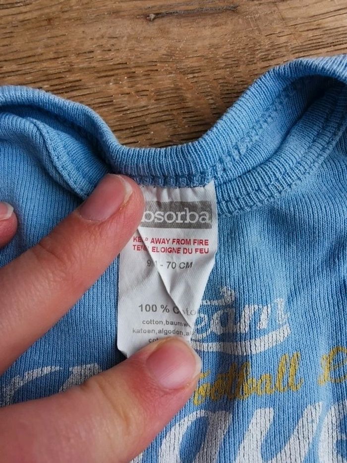 Lot combinaisons coton absorba 9 mois - photo numéro 6