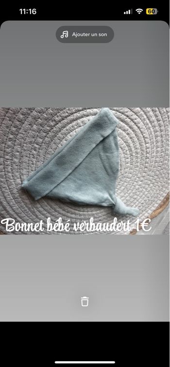 Bonnet bébé