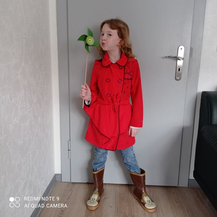 Imper rouge 2 en 1 Catimini 6ans