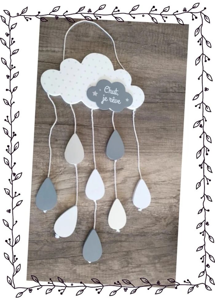 Nuage décoration murale chambre enfant
