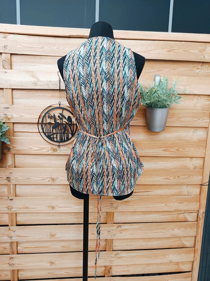 Blouse cache cœur Zara taille S - photo numéro 4