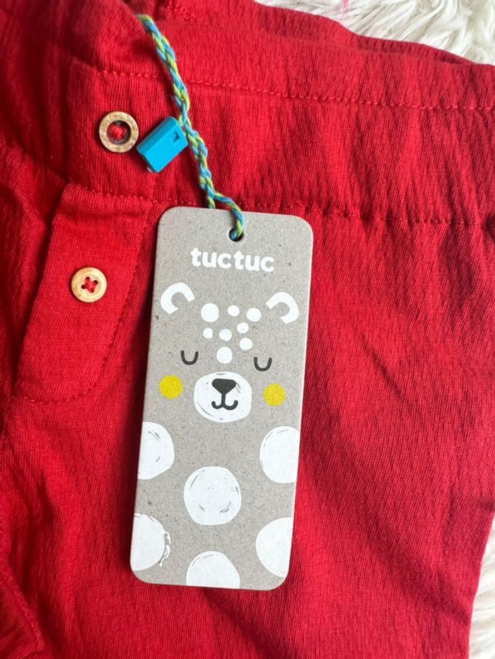 Pantalon rouge Tuc Tuc taille 9 mois - photo numéro 5