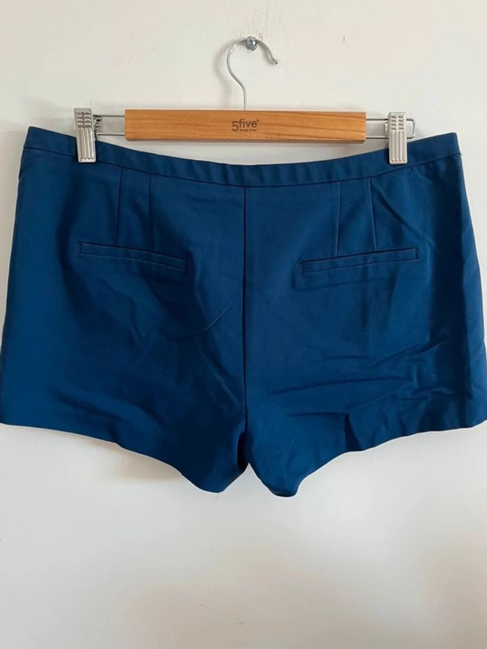 Mini short bleu Zara - photo numéro 3