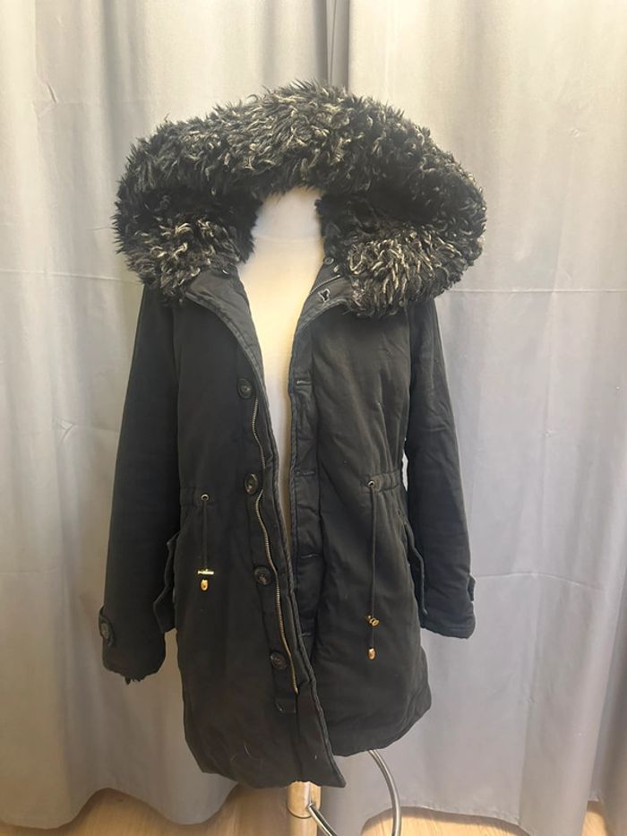 Parka chaude noire T2 - photo numéro 3