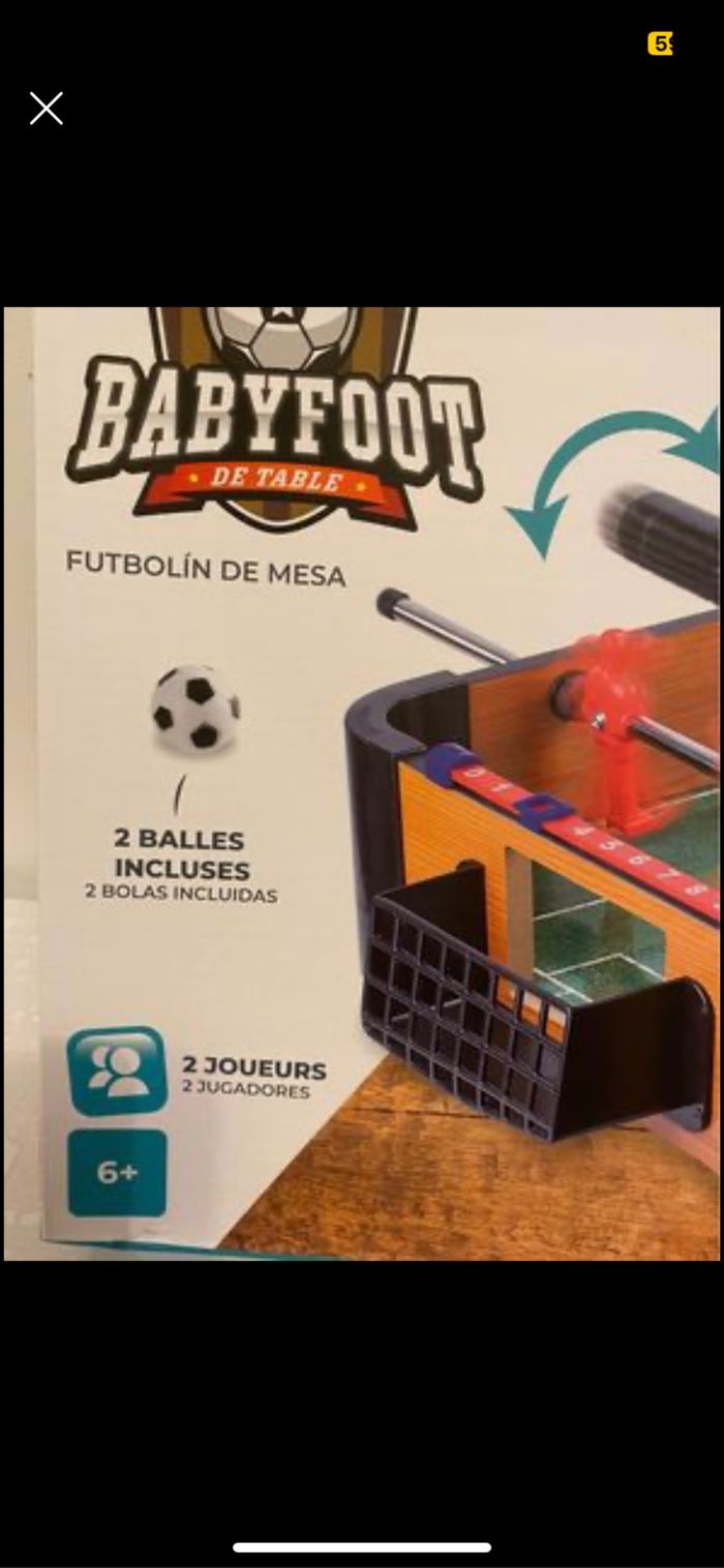 Babyfoot neuf - photo numéro 3