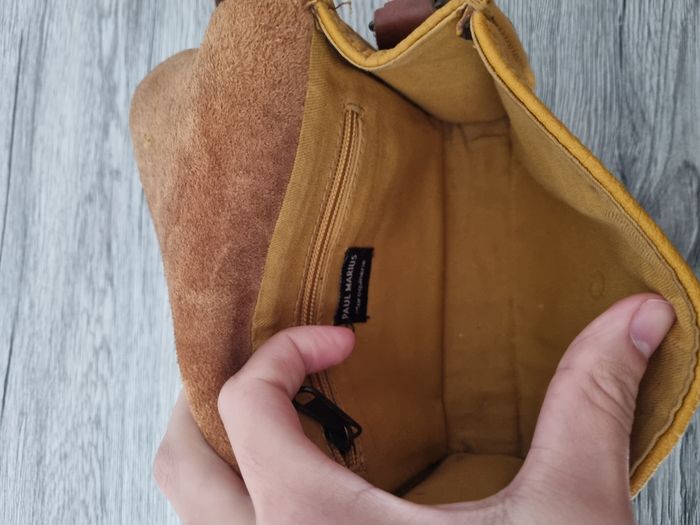 Sac à bandoulière Paul Marius safran mini indispensable 8 - photo numéro 7