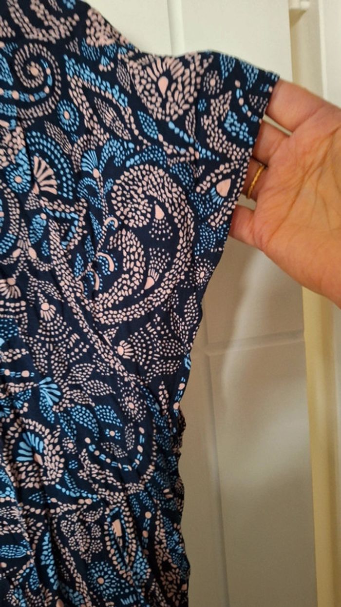 Blouse bleu marine à motifs - C&A - photo numéro 5