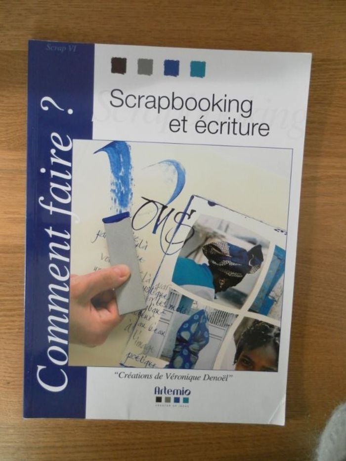 livre scrapbooking écriture