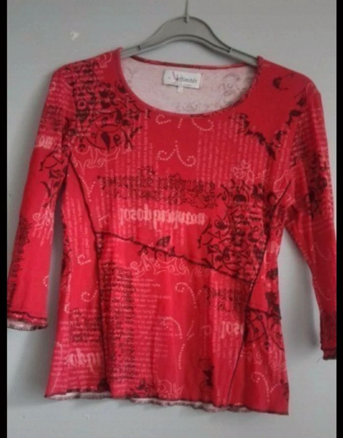 Tee shirt rouge Armand Thiery