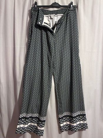 Pantalon fluide à motifs