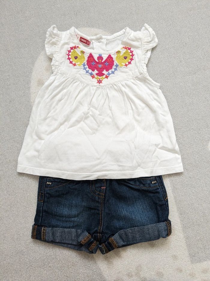 Ensemble 2 tee-shirt et un short - photo numéro 3