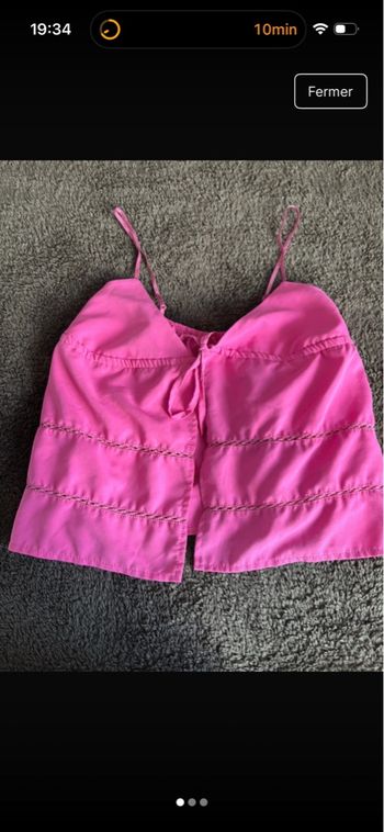 Top d’été avec noeud 