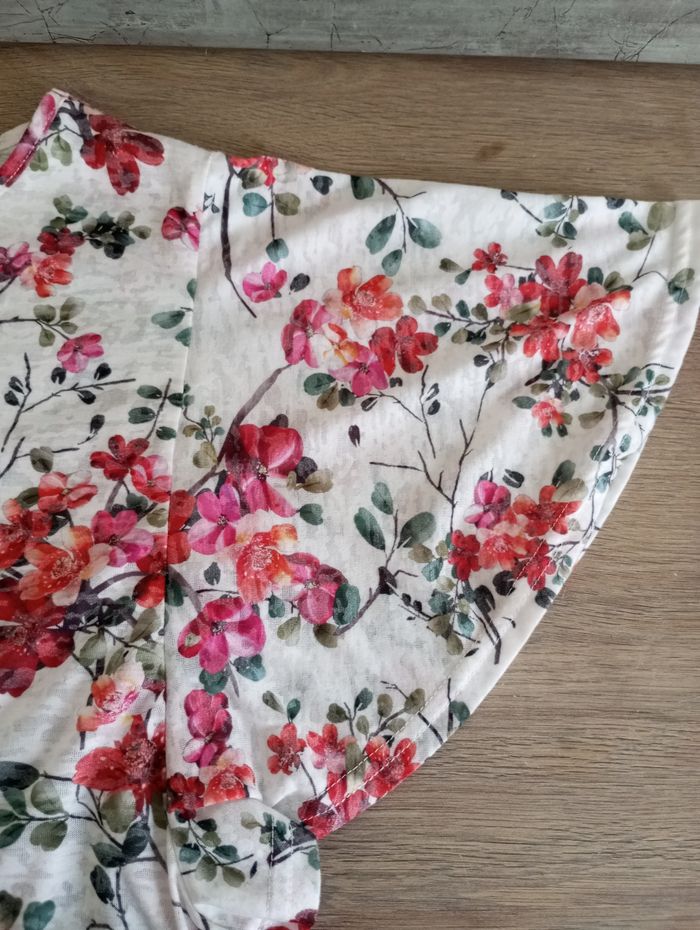 Tee shirt florale femme 36/38/40 - photo numéro 6