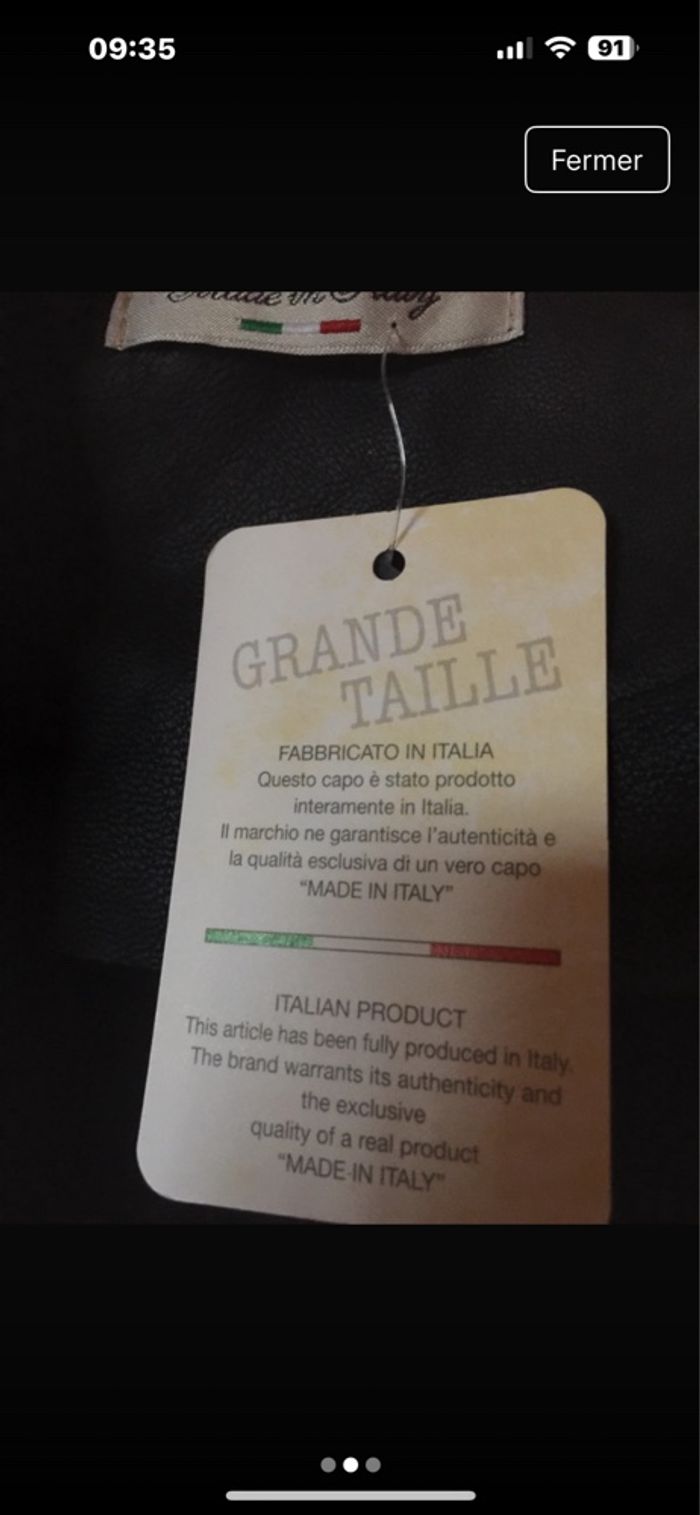 Veste similicuir - photo numéro 2