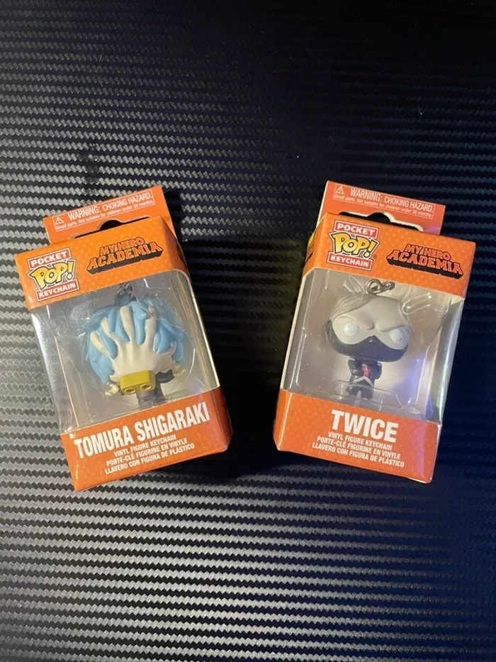 Lot de 2 pop porte clefs My Hero Academia - photo numéro 2