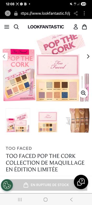Coffret maquillage too faced