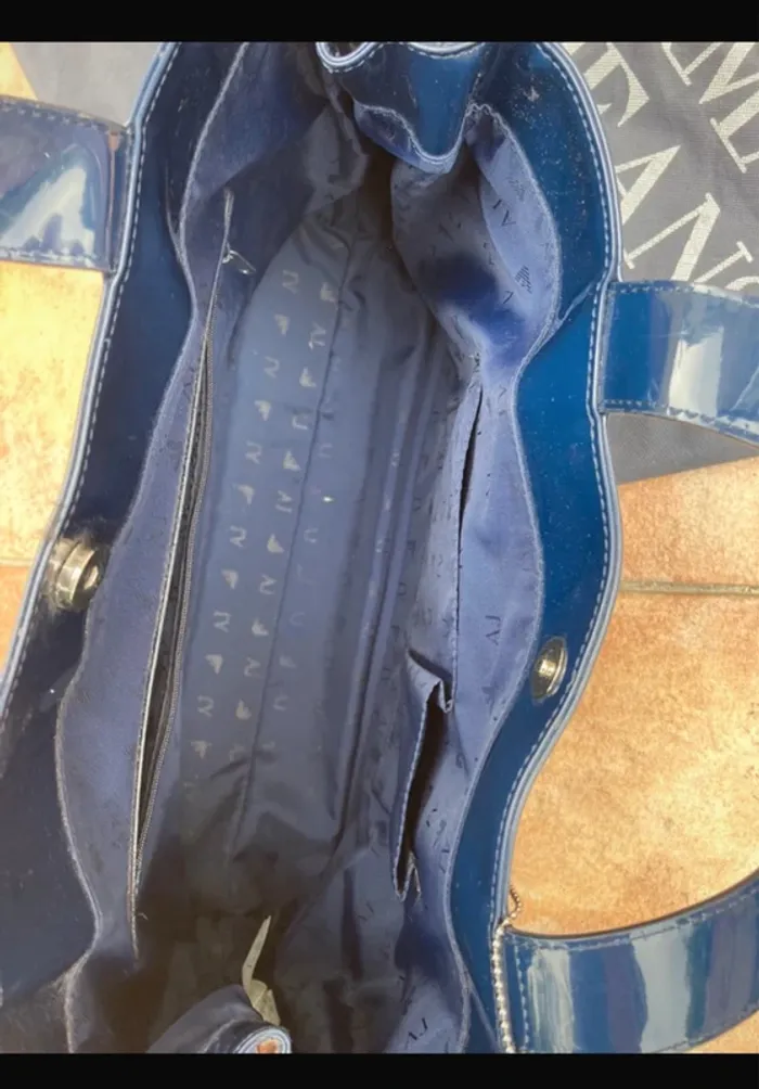 Sac à main Armani Jeans bleu - photo numéro 4