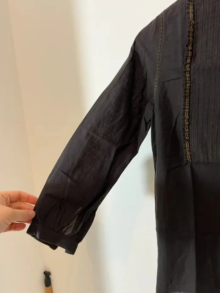 Blouse Sœur marron - photo numéro 5