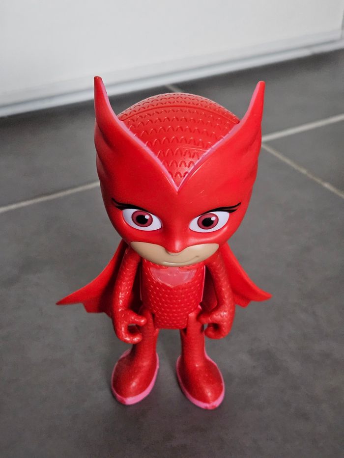 Figurine parlante (français/anglais) Bibou 8cm pyjamasques PJ Masks, Très bon état, très très propre - photo numéro 3