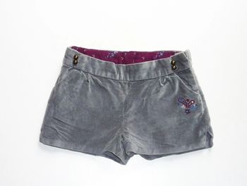 Short velours sergent major 3 ans