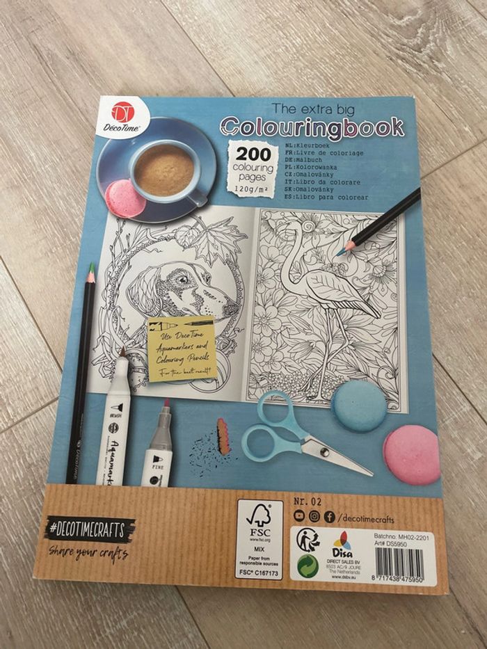 The extra big colouringbook Decotime - photo numéro 2