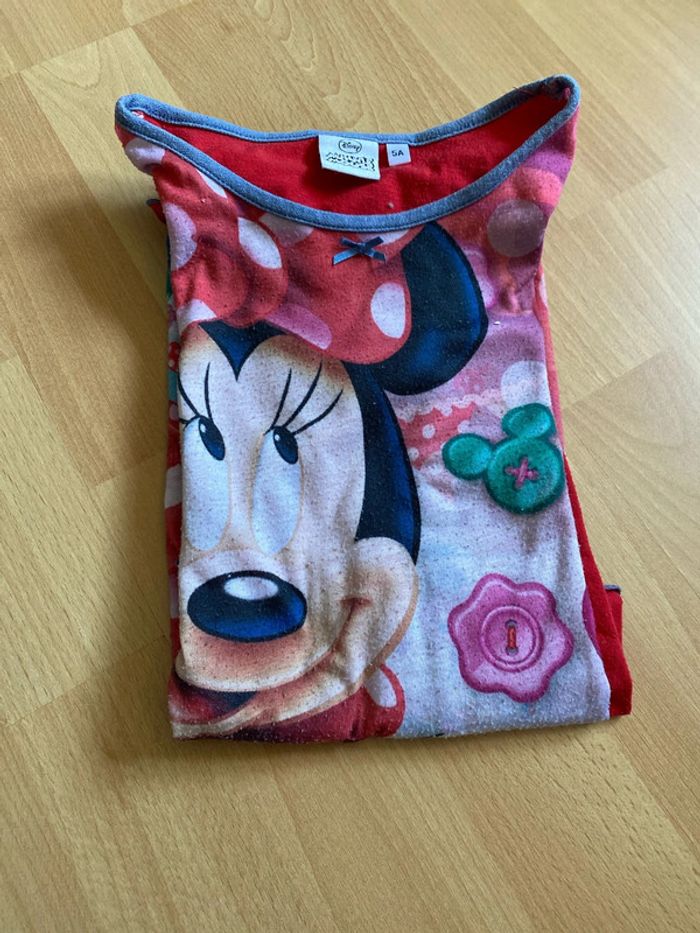 Robe pyjama Minnie Mouse Disney Taille 5 ans - photo numéro 4