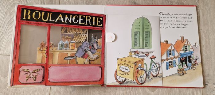Le loup et les 7 chevreaux livre en 3D en bon état - photo numéro 2