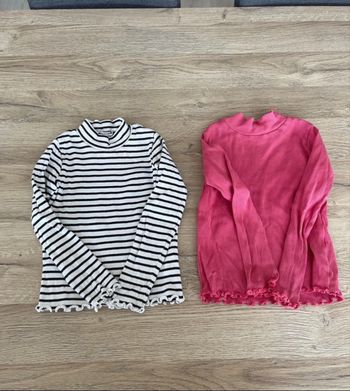 2 t-shirt manche longue 5 ans 
