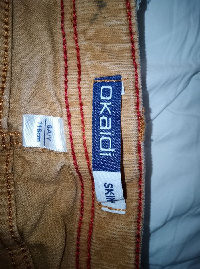 Pantalon 6 ans Okaïdi Camel - photo numéro 3