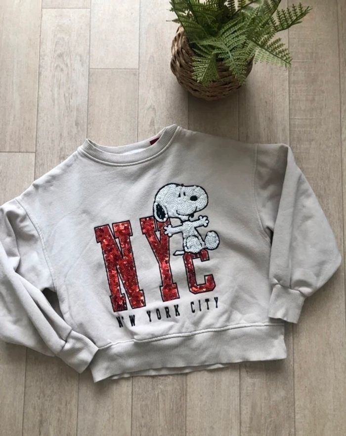 Pull beige fille Zara - photo numéro 3
