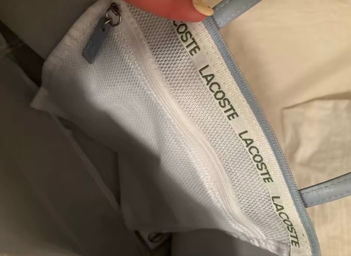 Sac Lacoste femme Bleu - photo numéro 3