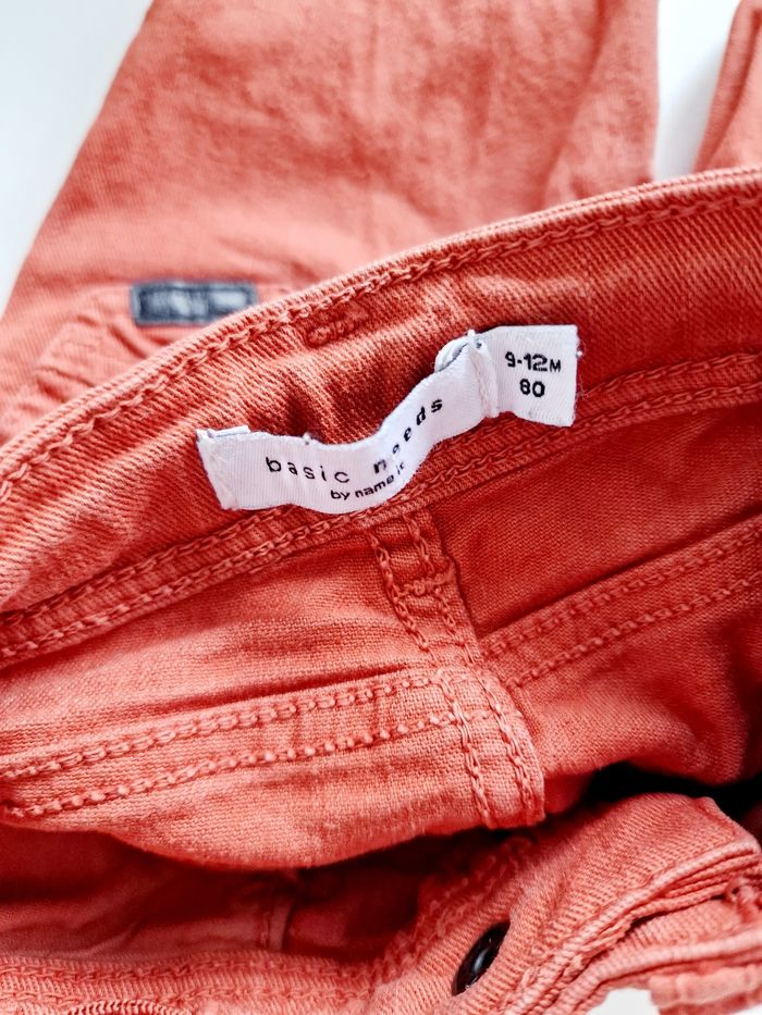 Name It - Ensemble chemise à carreaux, manches longues + pantalon jean (12 mois) - photo numéro 8