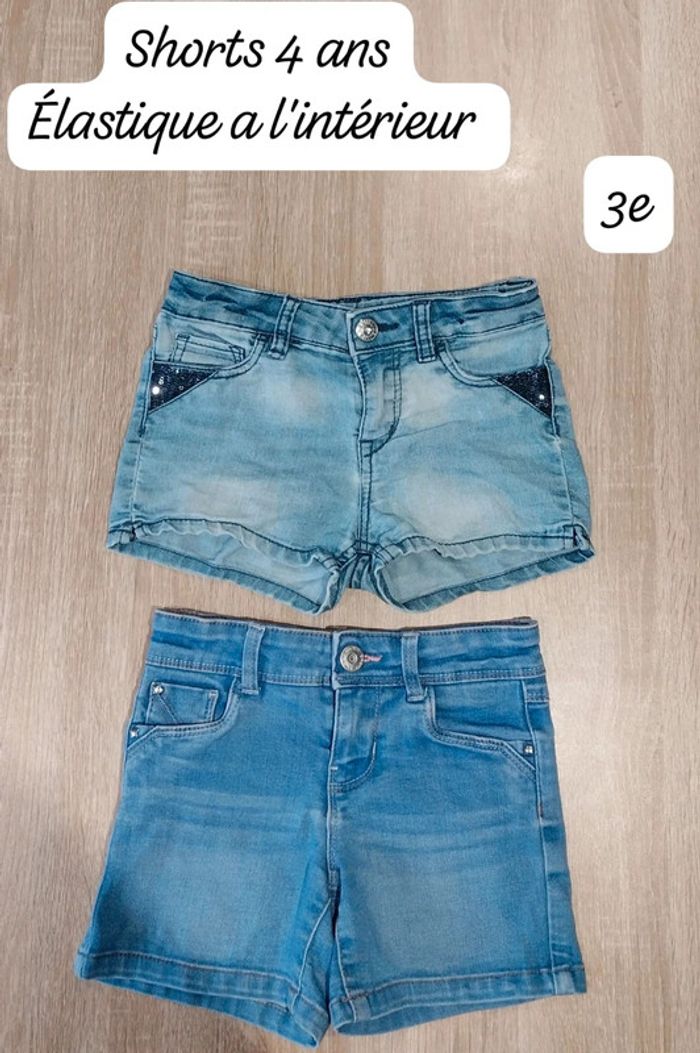 Short en jean fille 4 ans