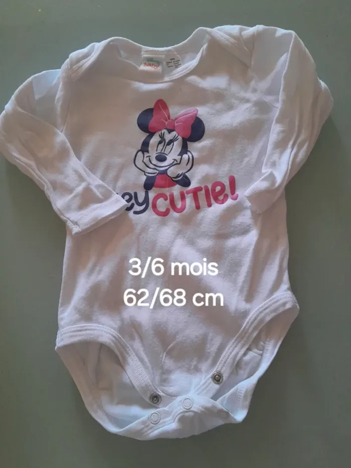 Body fille ml 3/6 mois