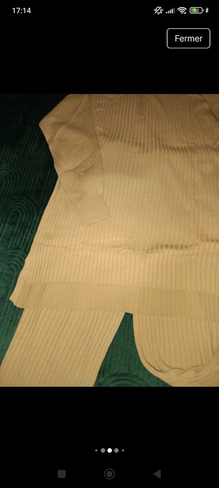 Ensemble shein femme camel - photo numéro 3