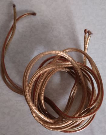 Câble moulé Fil Haut-Parleur Audio 2*3 mm2 de longueur 3m