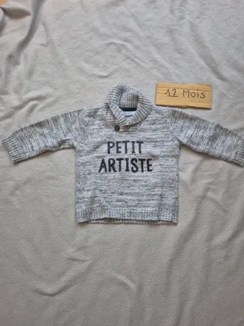 Pull bébé garçon 12 mois gemo