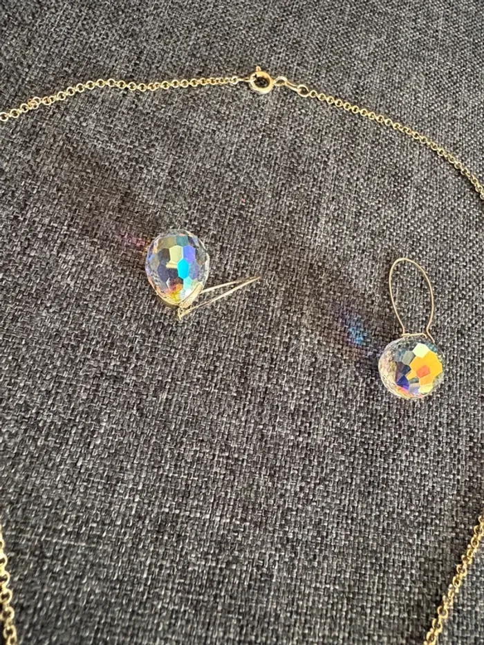 Parure collier et boucles d’oreilles - photo numéro 5
