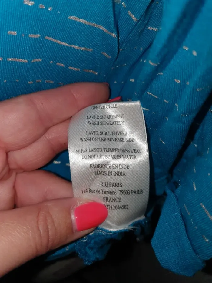 Joli haut fantaisie riu taille 38 - photo numéro 7