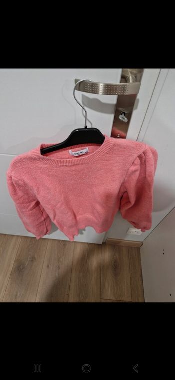 Pull rose chaud